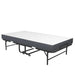 75' x 38' Twin Folding Bed with 3.7' Memory Foam Mattress, Portable Foldable Extra Bed, Rollaway Bed for Guests, and Sturdy Metal Frame - DTYStore