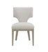 Kasa Linen & Champagne Finish Side Chair (Set of 2) - DTYStore