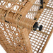 Outdoor Lounge Chair, Patio Chaise Lounge with 5-Position Backrest, Rattan Outdoor Lounge Chair with Cushion and Wheels for Poolside, Backyard, Garden (Natural+Beige) - DTYStore