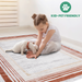 DTY Signature Collection 2X8 Brown/Ivory/Bordered Non-Shedding Living Room Bedroom Dining Home Office Stylish and Stain Resistant Area Rug - DTYStore