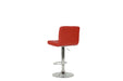BAR STOOL in Red, Chrome - DTYStore