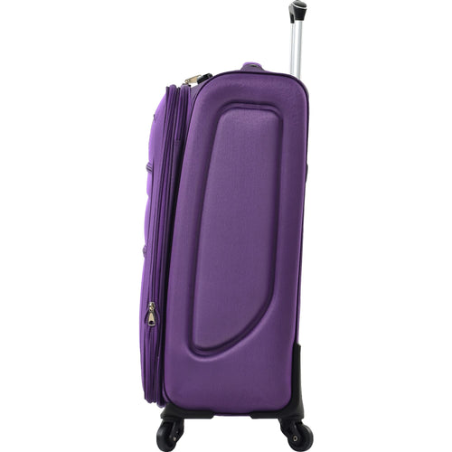 Softside Luggage Expandable 3 Piece Set Suitcase Upright Spinner Softshell Lightweight Luggage Travel Set - Image 16