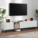 Modern TV Stand for 80'' TV with 3 Doors, Media Console Table, Entertainment Center with Large Storage Cabinet for Living Room, Bedroom - DTYStore