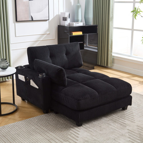 UNITED WE WIN Sleeper Sofa Couch Bed,Oversized Chaise Lounge Chair Cozy Cloud Couch - Image 6