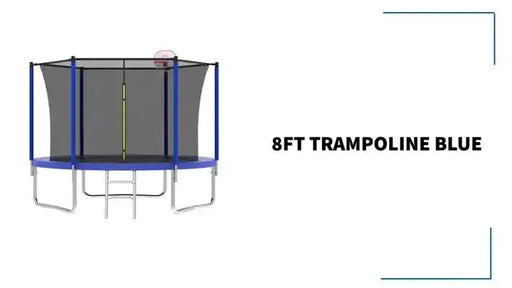 8FT TRAMPOLINE Blue Default -DTYStore