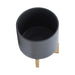 8' PLANTER W/ WOOD STAND, MATTE GRAY Default -DTYStore