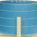 8' STRIPED PLANTER W/ WOOD STAND, SKYBLUE Default -DTYStore