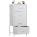Drawers Dresser Chest of Drawers,Metal Frame and Wood Top - DTYStore