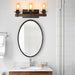 3-Lights Farmhouse Vanity Lights Fixture Rustic Bathroom Light Fixture Bathroom Sconce (Without Bulbs)