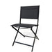 3PCS Patio Bistro Set, Patio Set of Foldable Patio Table and Chairs,Outdoor Patio Furniture Sets,Black - DTYStore
