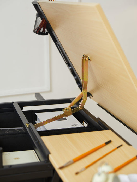 Drafting Table With Metal Perforated Board Panel - DTYStore