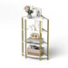 4-Tier Corner Open Shelf,Bookcase Freestanding Shelving Unit,Plant Stand Small Bookshelf for Living Room, Home Office, Kitchen, Small Space - DTYStore
