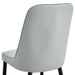Modern dining chairs are equipped with light gray PU artificial leather backrest cushions and black metal legs, suitable for restaurants,kitchens,and bedrooms.Set of 4pieces (light gray+PU)W1151118943 - DTYStore