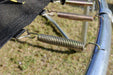 12 FT TRAMPOLINE OUTSIDE SAFETY NET WITH BASKETBALL HOOP - DTYStore
