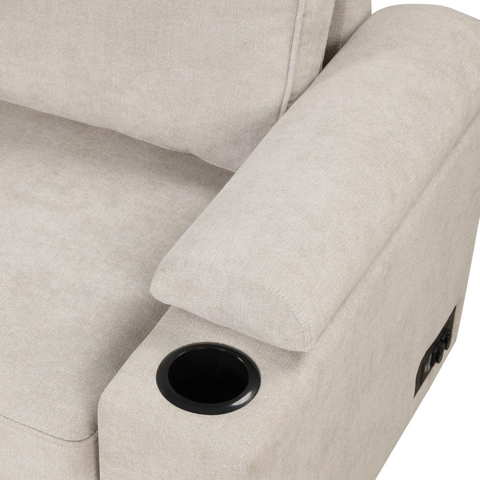 84.75" Sleeper Sofa Bed,2 in 1 Pull Out sofa bed L Shape Couch with Storage Ottoman for Living Room,Bedroom Couch and Small Apartment, Beige - DTYStore