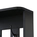 Contemporary 39.3''Wx70.8''H Hall Tree Storage with Cushioned Storage Bench, Multifunctional Hallway Shoe Cabinet with Pegboard, Modern Coat Rack with 4 Hooks for Entryway, Mudroom, Black - DTYStore