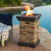 19.50'' STONE MGO FIRE COLUMN - 40 000 BTU - DTYStore