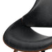 Malden - Bentwood Dining Chair with Wood Back - Distressed Black - DTYStore