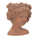 8x4x9' Visage Head Bust Planter, Brown - Home Wall Planter Default -DTYStore