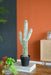8x5x24.5'H Artificial Saguaro Cactus in Black Pot Default -DTYStore