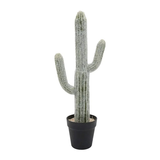 8x5x24.5'H Artificial Saguaro Cactus in Black Pot Default -DTYStore
