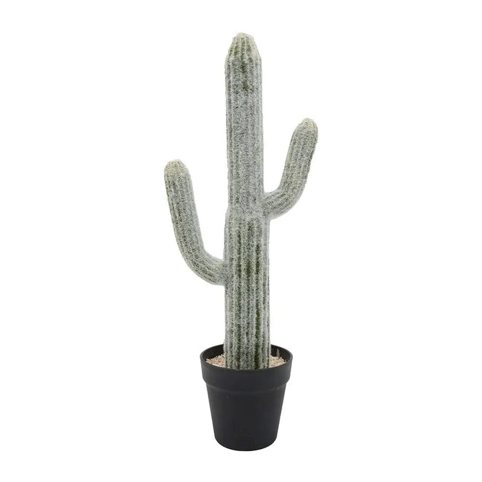 8x5x24.5'H Artificial Saguaro Cactus in Black Pot Default -DTYStore