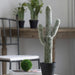 8x5x24.5'H Artificial Saguaro Cactus in Black Pot Default -DTYStore