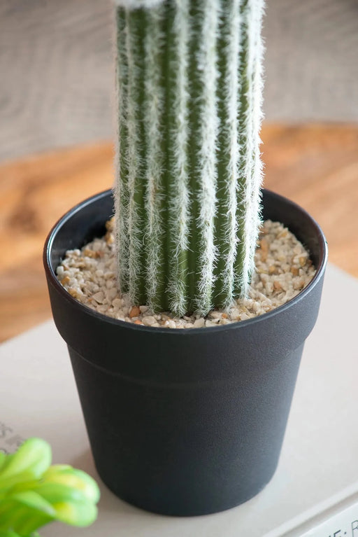 8x5x24.5'H Artificial Saguaro Cactus in Black Pot Default -DTYStore