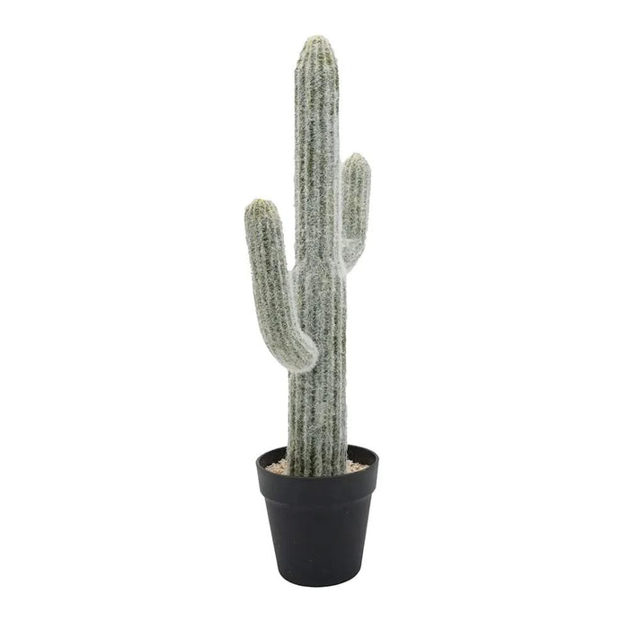 8x5x24.5'H Artificial Saguaro Cactus in Black Pot Default -DTYStore