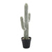 8x5x24.5'H Artificial Saguaro Cactus in Black Pot Default -DTYStore