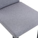 Four Light Gray Linen-Cotton dining chairs, simple and versatile, comfortable and accompanied. Exquisite and versatile dining chairs unlock a comfortable new experience.(Set of 4) - DTYStore