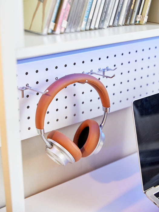 L DESK WITH PENNEL WHITE - DTYStore