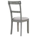5 Piece Industrial Wooden Dining Table Set with 4 Chairs for Dining Room - DTYStore