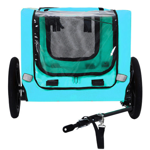 Pet Bike Trailer Dog Cart for Bicycle,Suitable for Small and Medium Pets, Easy Folding Cart Frame, Quick Release Wheel, Non-Slip Floor, Internal Leash - Image 4