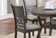Dining Room Furniture Grey Finish Set of 2 Side Chairs Cushion Seats Unique Back Kitchen Breakfast Chairs - DTYStore