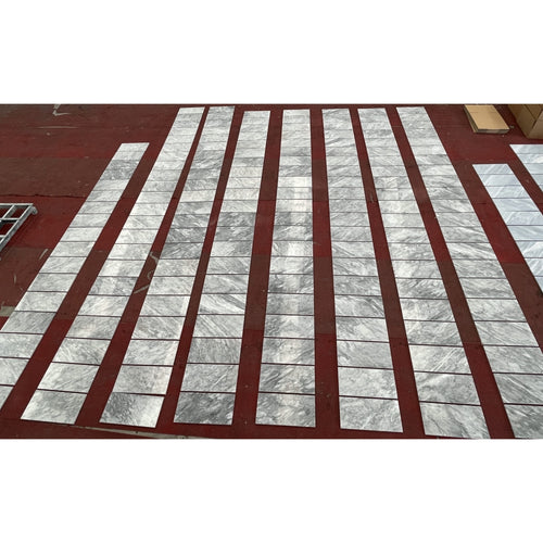 12*24 Carrara Marble, Gray Marble, Natural Marble, For Wall and Floor, Polished Marble Tile, 1 Box 4 pcs - Image 8