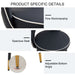 360 ° rotatable bar chair.Modern PU comfortable upholstered bar chair with smooth and beautiful metal legs for dining room, kitchen, terrace and guest office chair . - DTYStore