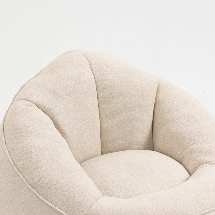Bedding Bean Bag Sofa Chair High Pressure Foam Bean Bag Chair Adult Material with Padded Foam Padding Compressed Bean Bag With Footrest