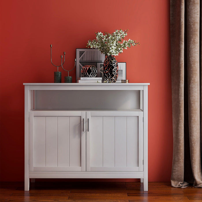 Kitchen Storage Sideboard and Buffet Server Cabinet-White - DTYStore