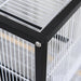 54" Extra Large Portable Rolling Iron Aviary Flight Bird Cage And Accessories - DTYStore