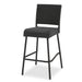 29' Outdoors PE Rattan Armless Barstools, Set of 2, Dark Brown - DTYStore