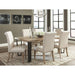 Beige and Pine Upholstered Parsons Dining Chair (Set of 2) - DTYStore