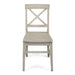 Roshan Farmhouse Acacia Wood Dining Chairs, Light Grey Wash (Set of 2) - DTYStore