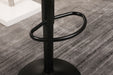 Round Storage Bar Stool Set of 2, White Faux Leather Height Adjustable Barstool, 360°Counter Height Swivel Stool, Armless Bar Chair with Metal Frame for Kitchen Counter Dining Living Room - DTYStore