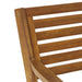 Outdoor Hermosa 3 Pieces KD Wood Dining Set With Cushions,Teak Finish - DTYStore