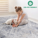 DTY Signature Collection 5X7 Blue/Grey /Geometric Non-Shedding Living Room Bedroom Dining Home Office Stylish and Stain Resistant Area Rug - DTYStore
