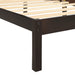 Platform Bed Frame with Headboard, Wood Slat Support, No Box Spring Needed, Queen,Espresso - DTYStore