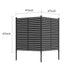 47 x 47 inch Outdoor Privacy Screen Fence Panels – All-Weather No-Dig Fence Kit for Air Conditioner, Trash Can, Pool Equipment Enclosure – Easy Installation & Multi-Purpose Security - DTYStore