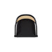 Americana Mid-Century Modern 30.5' Cane Back Bar Stool, Jet Black - DTYStore