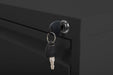 5 Drawer Metal Vertical File Cabinet with Lock Office Home Steel Vertical File Cabinet for A4 Legal/Letter Size